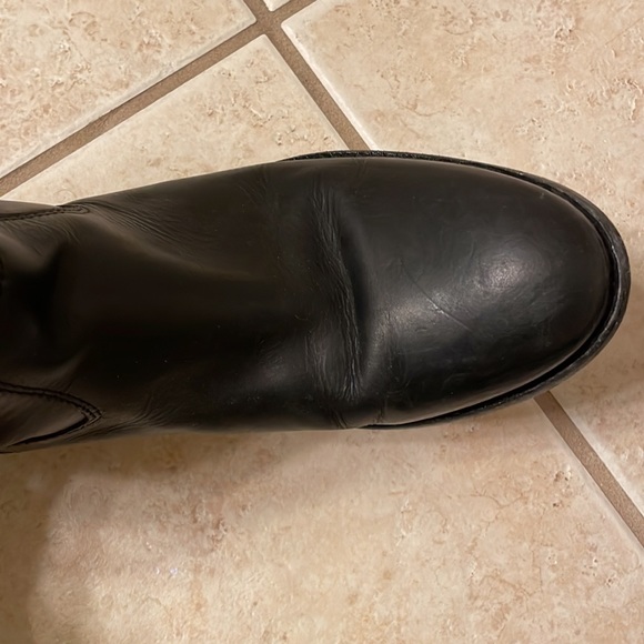 Frye Melissa Button Leather Tall Riding Boots - Picture 6 of 9